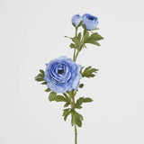 Load image into Gallery viewer, Blue Ranunculus Spray 3 Head - 72cm
