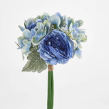 Load image into Gallery viewer, Blue Ranunculus Hydrangea Bouquet

