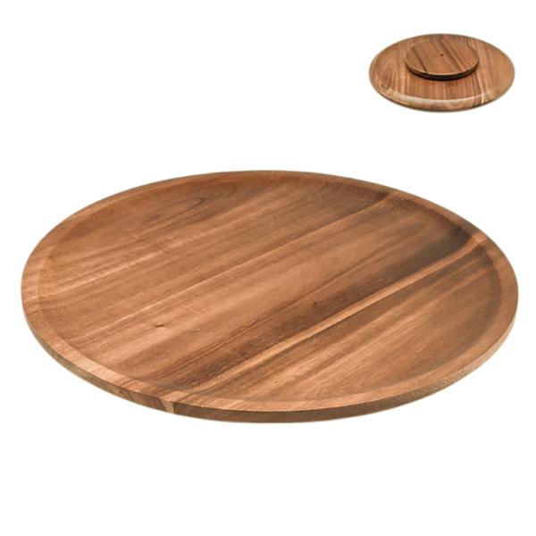Acacia Wood Large Lazy Susan - 45cm