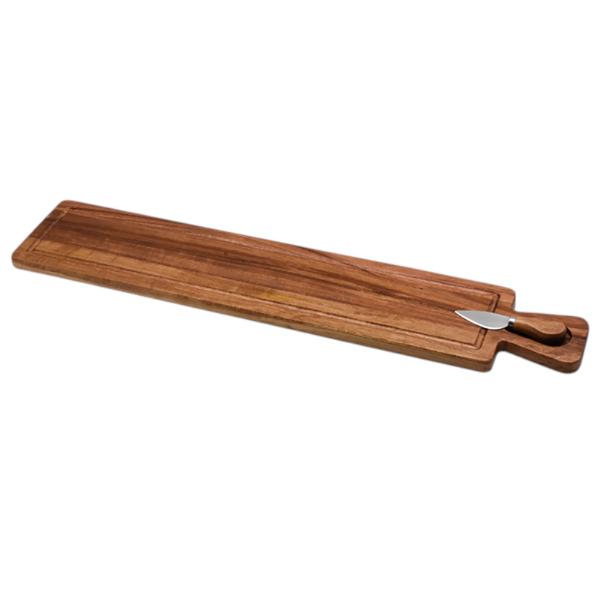 Acacia Board With Knife - 65cm