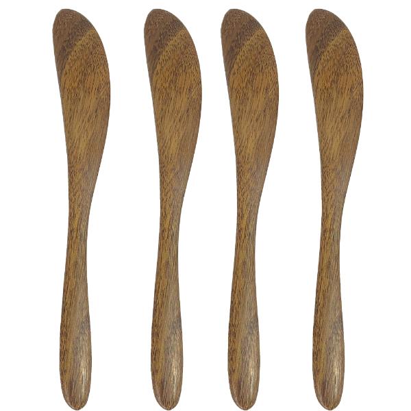4 Piece Acacia Wood Spreaders