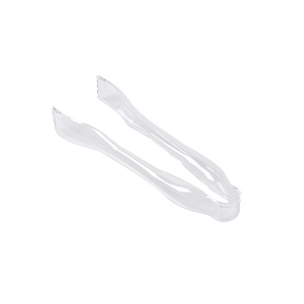 2 Pack Clear Serving Tongs - 21.5cm