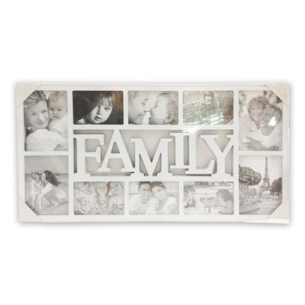 White Family Photo Frame Collage