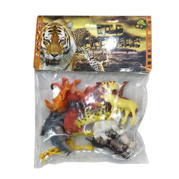 12 Pack Wild Animals Toys