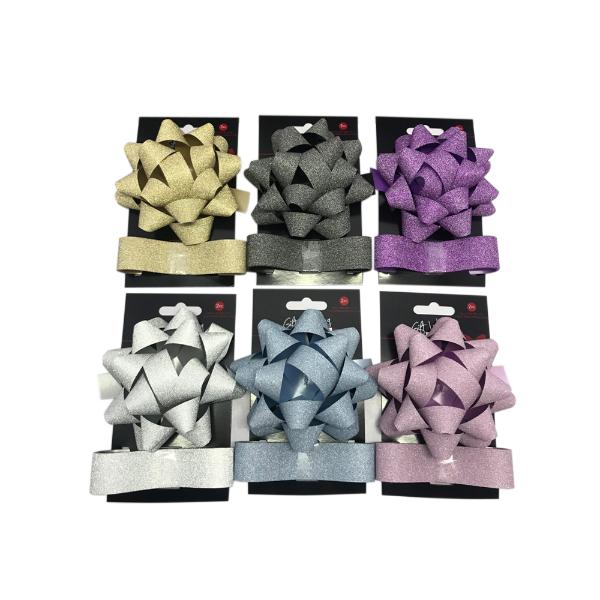 Star Shape Gift Bow - 10.16cm