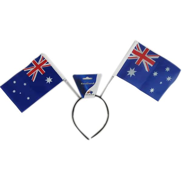 Australia Headband Patriotic Flag - 10cm x 15cm