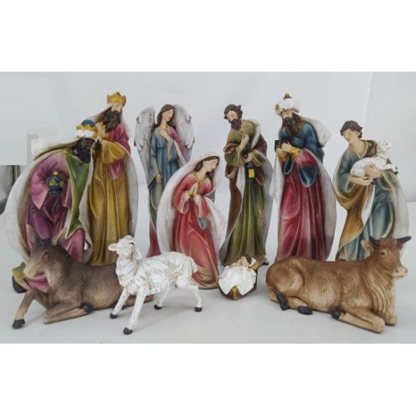 11 Pack Nativity Set - 30cm
