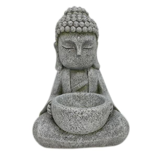 Resin Buddha With Pot - 22cm x 22cm x 32cm