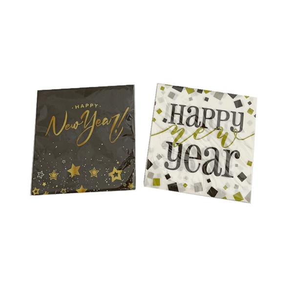 16 Pack New Year Paper Napkin