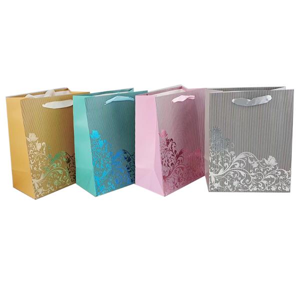 GIFT BAG HOT STAMPING M 18X23CM 4A