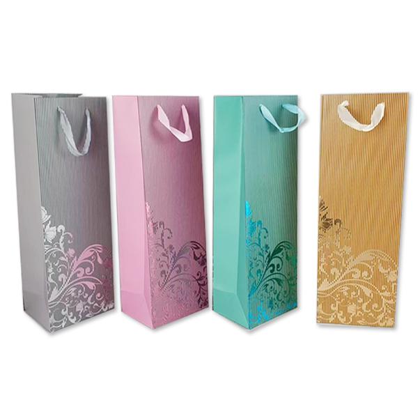 GIFT BAG HOT STAMPING bottle 4ASST