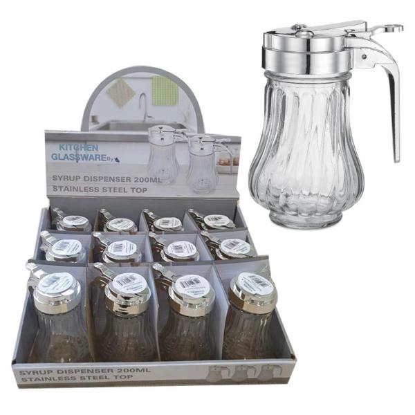 Glass Syrup Dispenser - 200ml