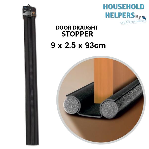 2 Sides Of Door Draught Stopper - 9cm x 2.5cm x 93cm