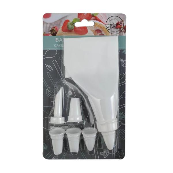 Baking Cake Decorator With Nozzles - 16cm x 23.3cm