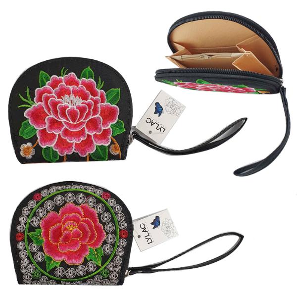 Embroidery Floral Wallets