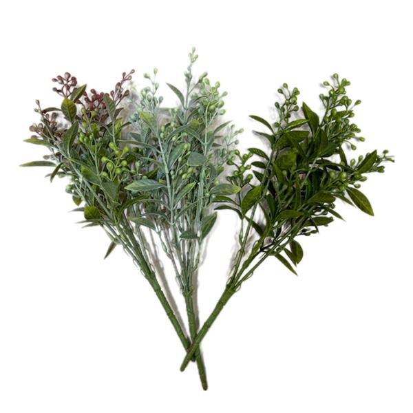 Greenery 15 Head Bush With Berries