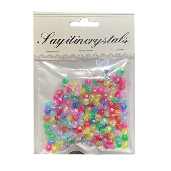 Colourful Craft Beads - 25g