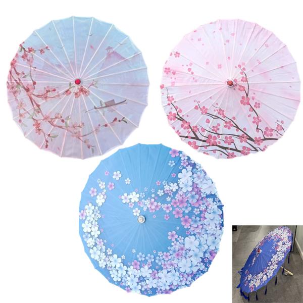 Chinese Parasol With Tassels