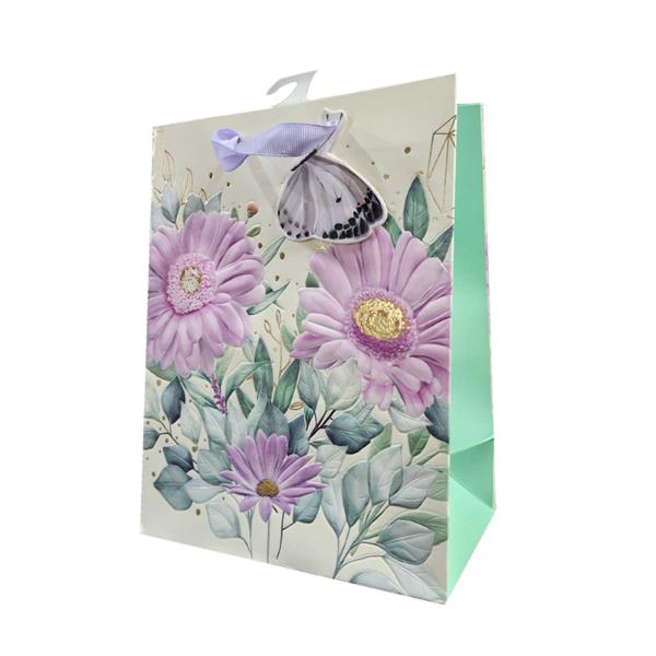 Medium Floral Gift Bag - 23cm x 18cm x 10cm