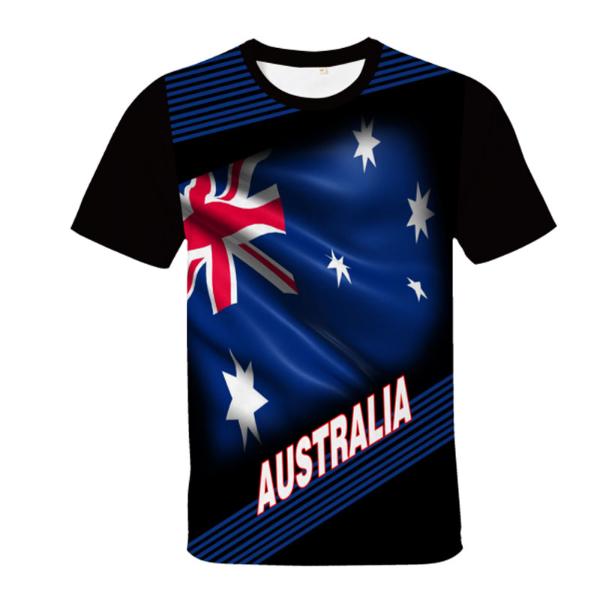 Australia Mesh Polyester T-shirt