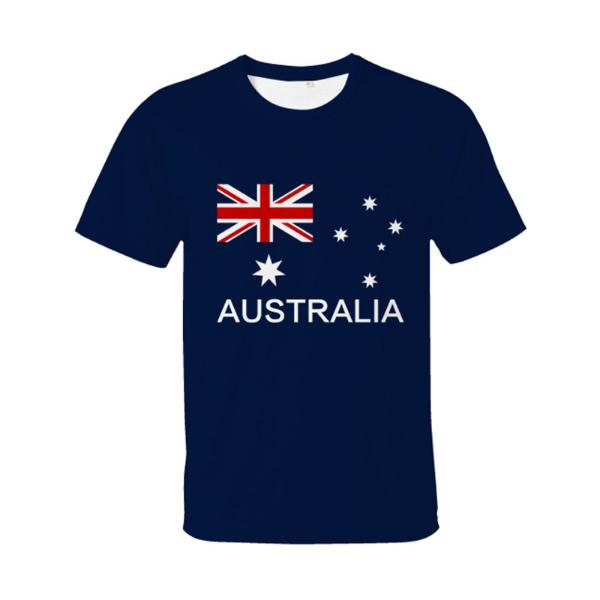 Australia Assorted Sizes Mesh Polyester T-shirt