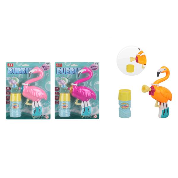 Flamingo Bubble Gun Toy With 59ml Bubble