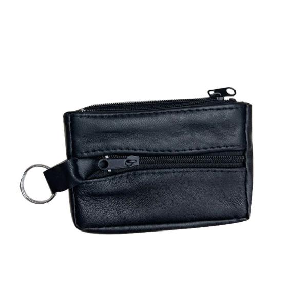 Key Purse With Zippers - 10cm x 6.5cm