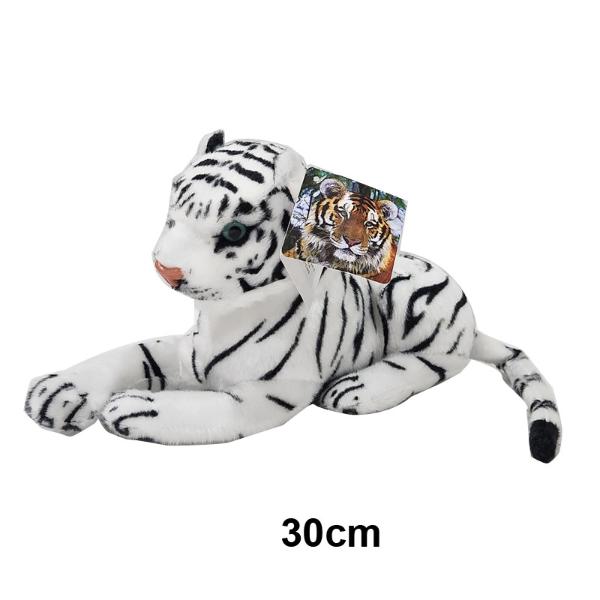 White Plush Tiger - 30cm