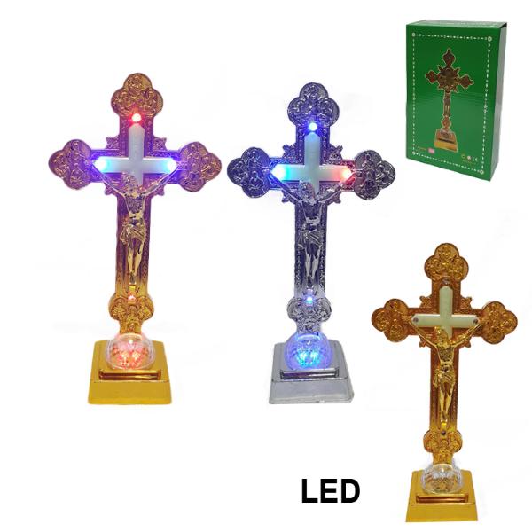 Religion Cross Led Light Up - 14.5cm x 28.5cm