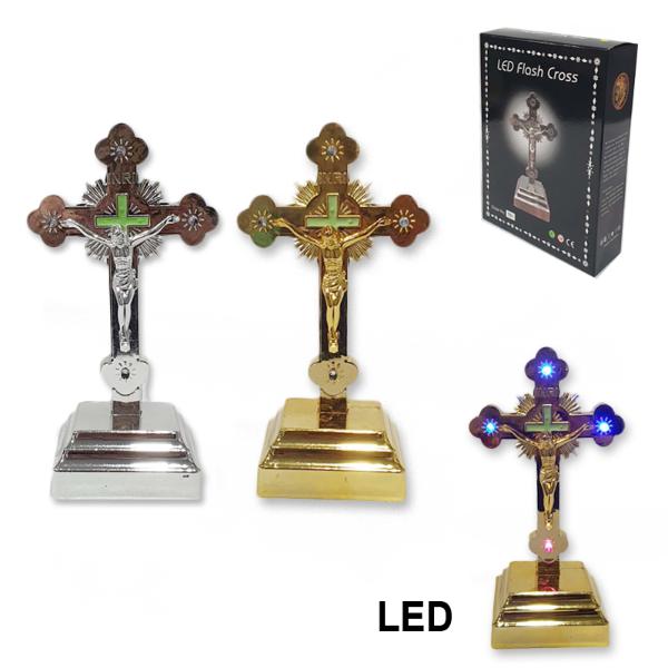 Led Light Religion Cross - 10cm x 18cm