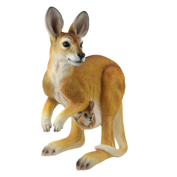 Kangaroo With Joey - 37cm