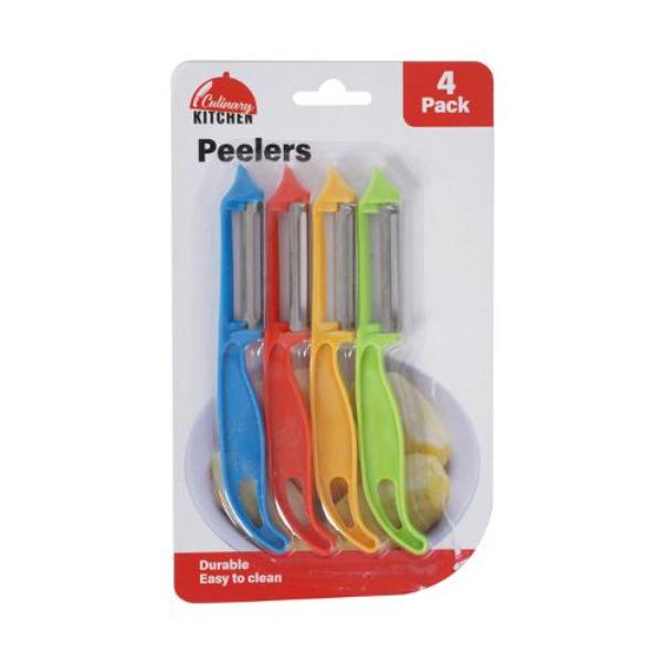 4 Pack Basic Peelers