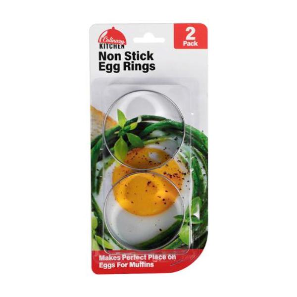 2 Pack Non Stick Egg Rings