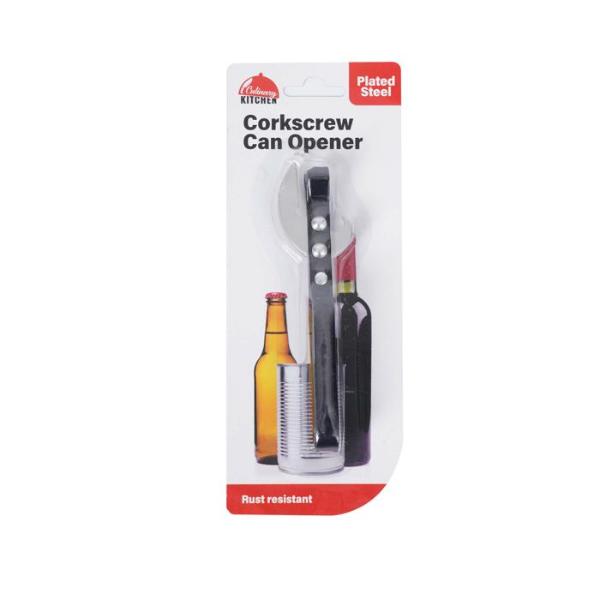 Corkscrew Can Opener