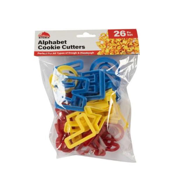 26 Pack Letters Cookie Cutters