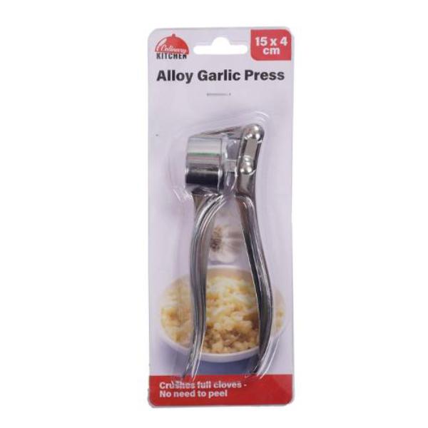 Alloy Garlic Press - 15cm x 4cm