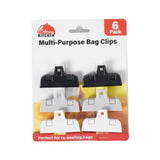 Load image into Gallery viewer, 6 Pack Multi Purpose Bag Clips - 10cm x 3cm
