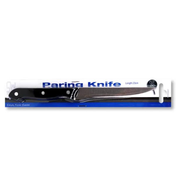 Paring Knife With Black Handle - 23cm