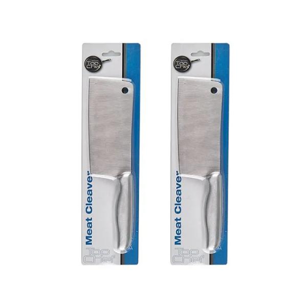 Stainless Steel Meat Cleaver - 6.8cm x 26.5cm