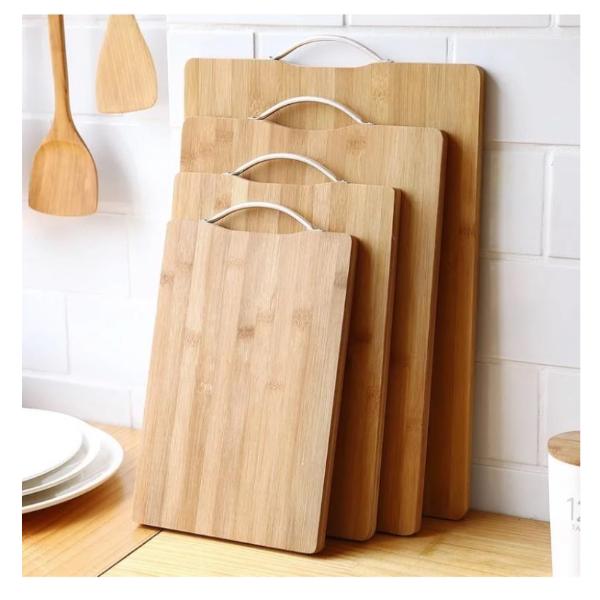 Medium Bamboo Chopping Board - 34cm x 24cm x 1.6cm