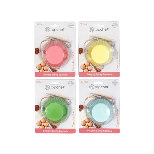 50 Pack Paper Baking Cup - 7.5cm x 5cm x 3cm