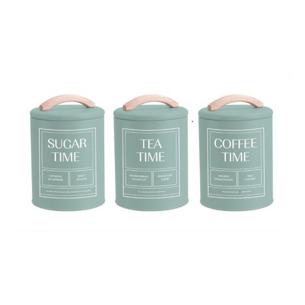 Sage Green Metal Storage - 11cm x 15cm