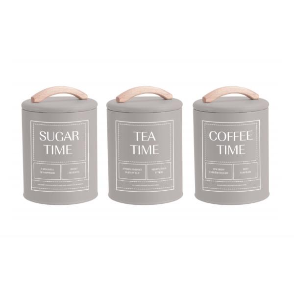 Almond Cream Metal Storage - 11cm x 15cm