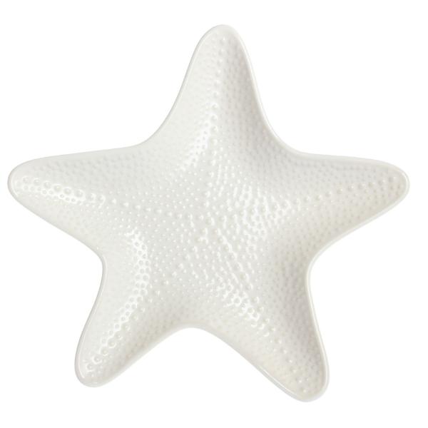 White Starfish Plate - 20cm
