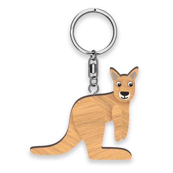 Kangaroo Handmade Keyring