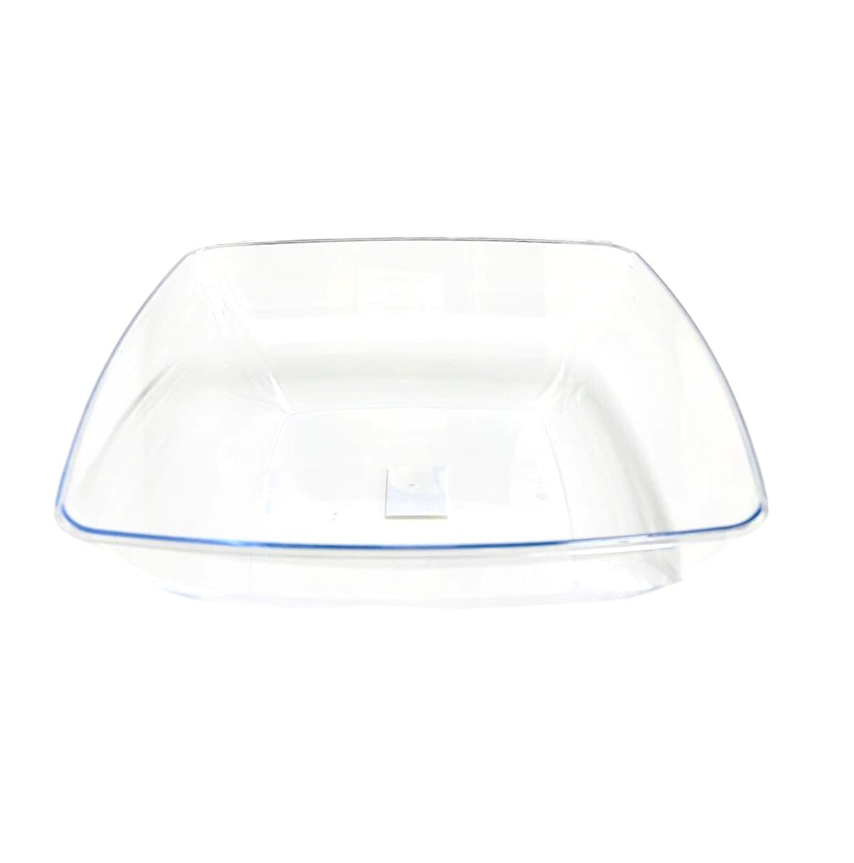 Clear Square Reusable Bowl - 28cm