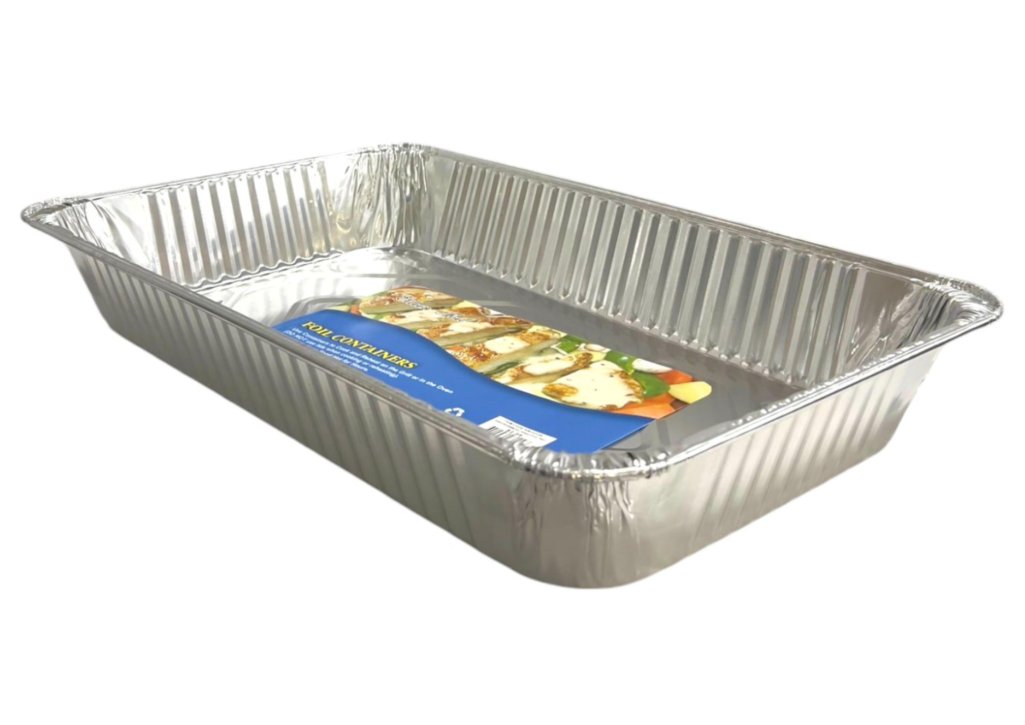 Rectangle Foil Tray - 52.8cm x 32.8cm x 8.6cm