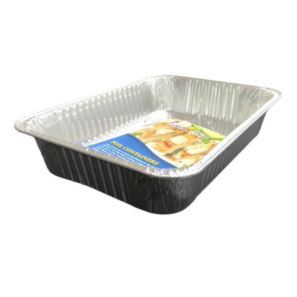 Rectangle Foil Tray - 36.3cm x 27.8cm x 7.5cm