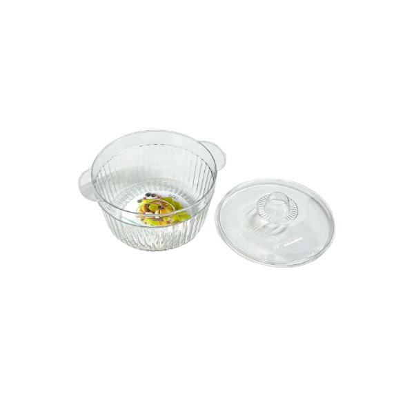 Reusable Bowl With Lid - 19cm x 16cm x 9.5cm