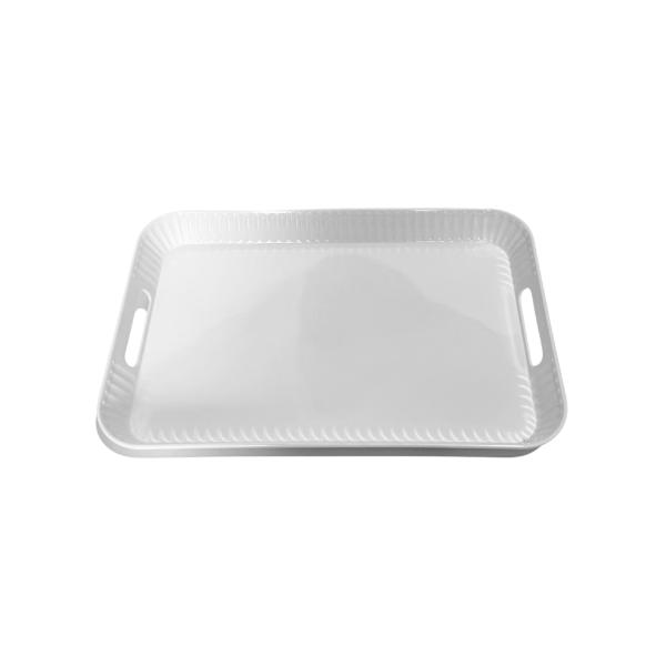 Rectangle Melamine Platter With Handles - 49x33cm